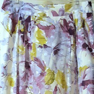 Christopher & Banks skirt  very feminine abstract floral